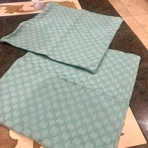 16” Square Sea Foam Pillow Covers (set/2)